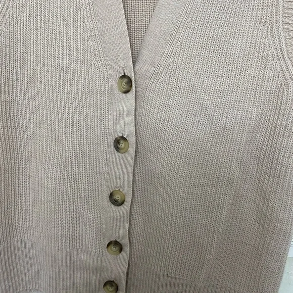NWT Rachel Zoe Women's Tan Extra Fine Merino Wool Sweater Vest - Size M - Picture 13 of 16